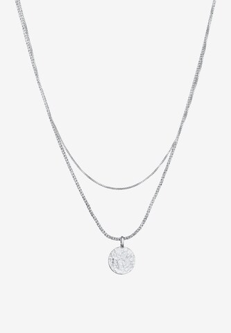 KUZZOI Necklace 'Münze' in Silver