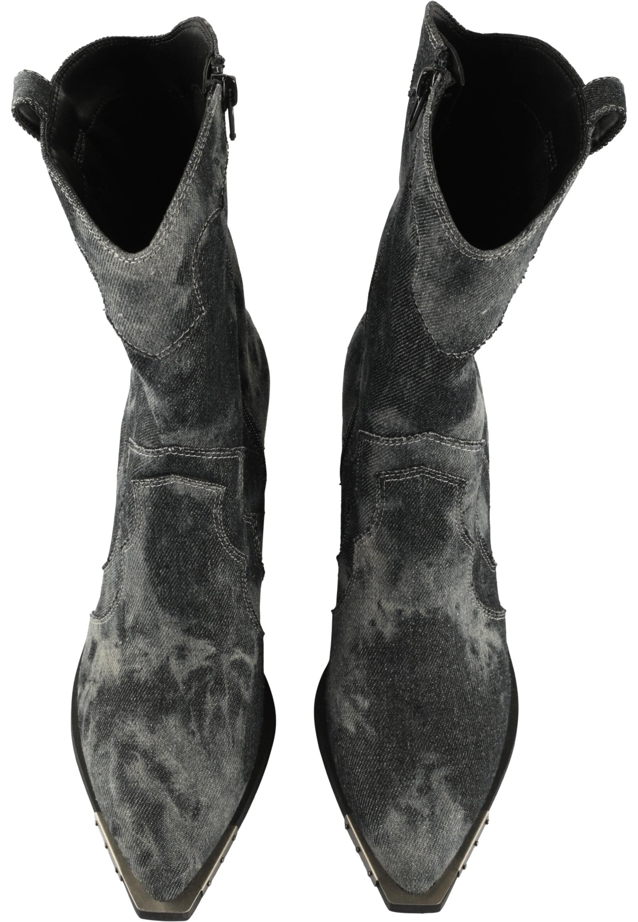BUFFALO Cowboystiefel in Schwarz