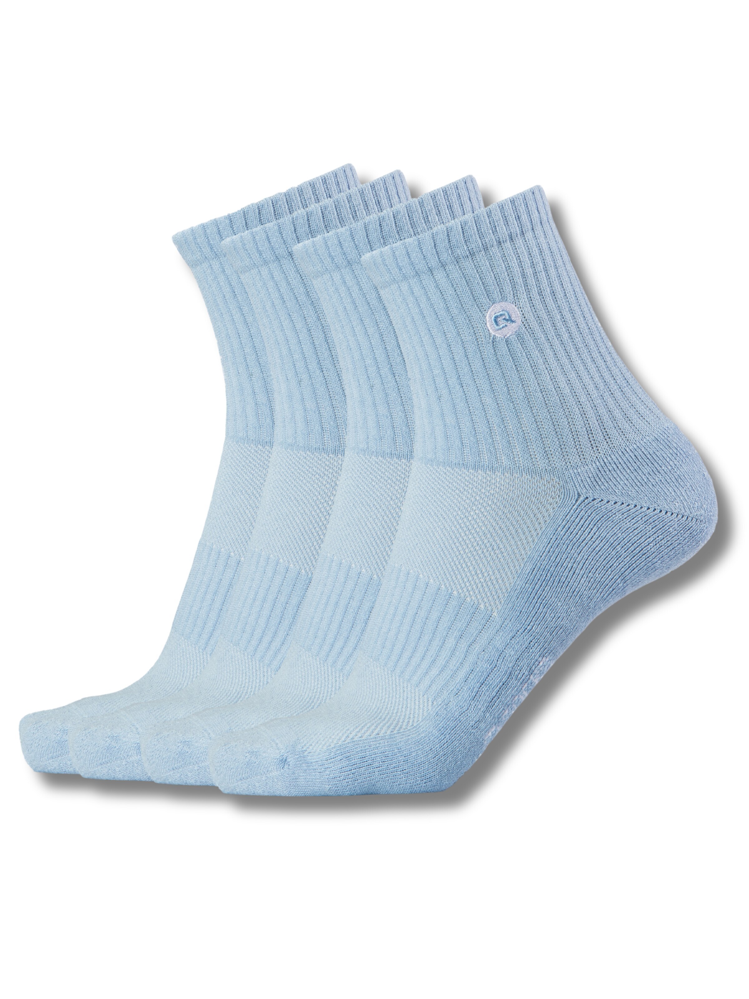 QOLONIA Socks in Blue: front