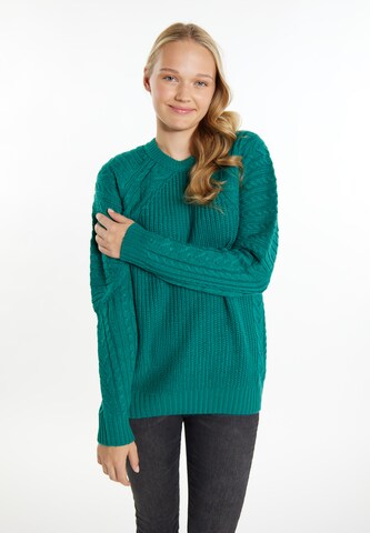 Pullover 'Blonda' di MYMO in verde: frontale