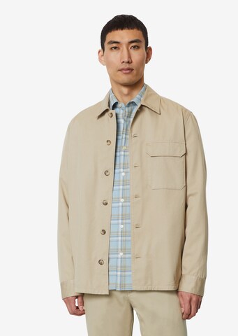 Marc O'Polo Comfort fit Overhemd in Beige: voorkant