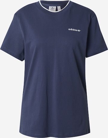 ADIDAS ORIGINALS Shirt in Blue: front