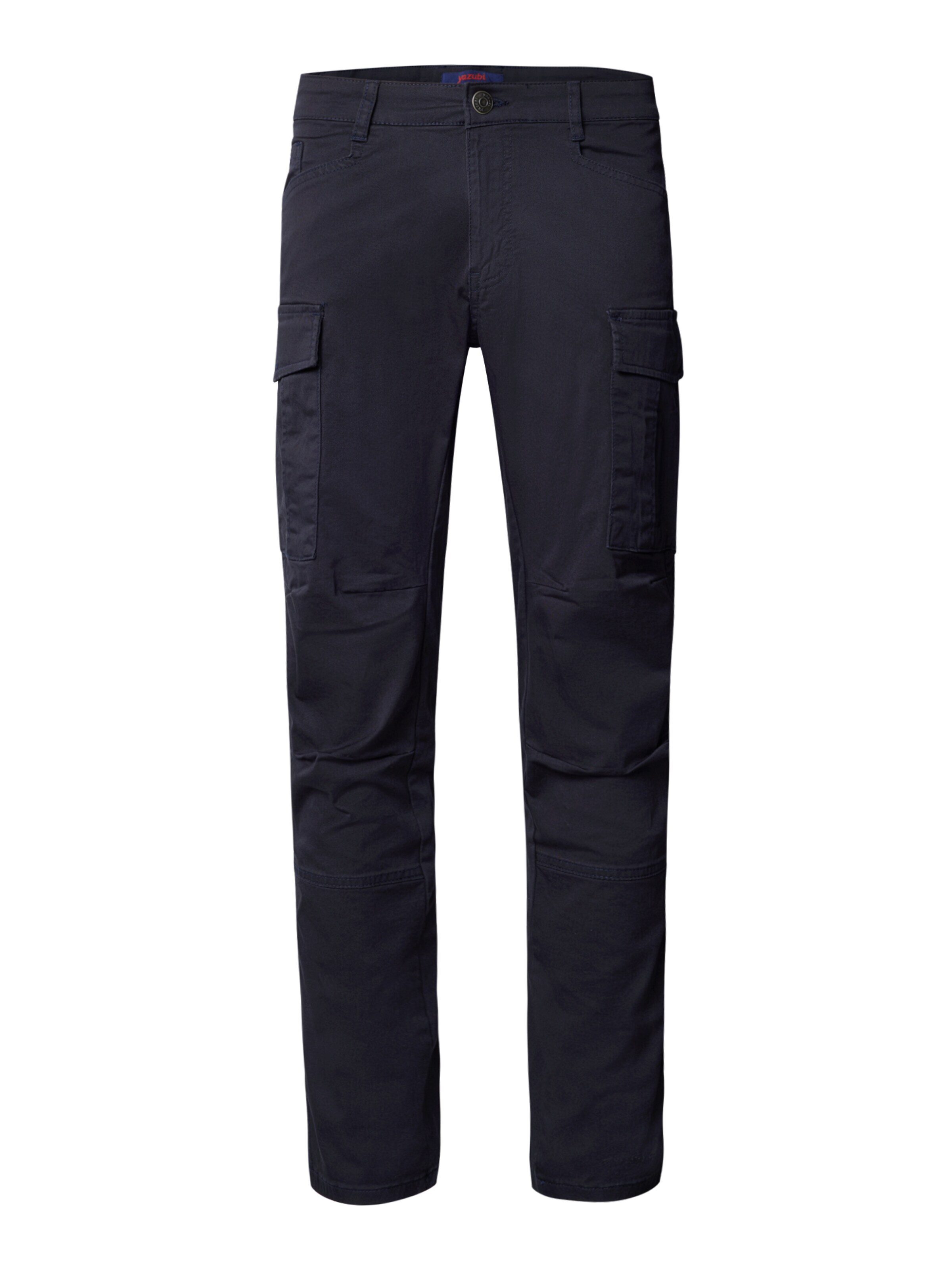 yazubi Regular Cargo Pants 'Jayden' in Blue: front