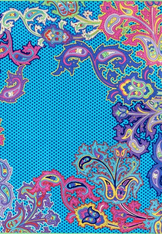 Foulard 'Illusion' di Roeckl in blu