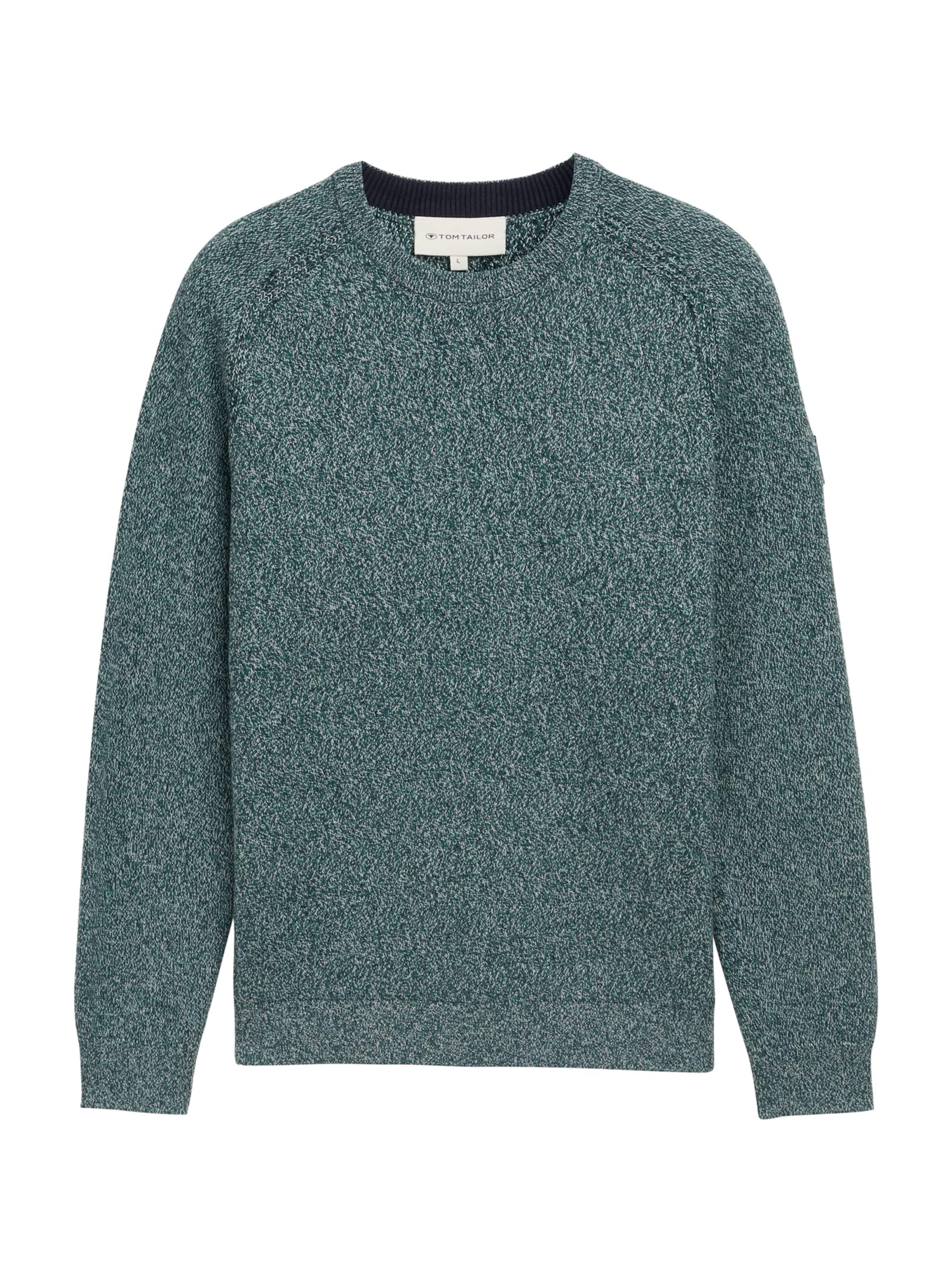 Pull-over TOM TAILOR en vert : devant