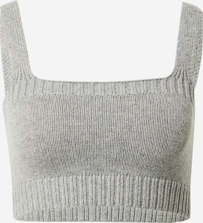florence by mills exclusive for ABOUT YOU Tops en tricot 'Spruce Up' en gris chiné, Vue avec produit