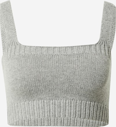 florence by mills exclusive for ABOUT YOU Tops en tricot 'Spruce Up' en gris chiné, Vue avec produit