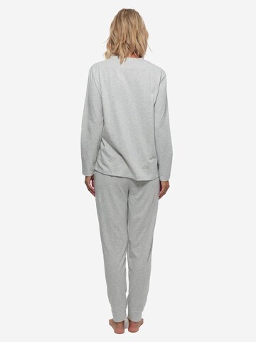 SCHIESSER Pajama 'Cotton' in Grey