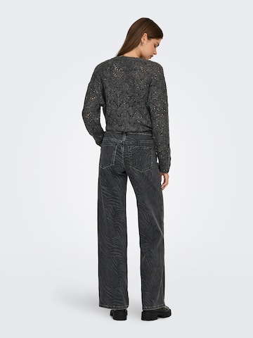 ONLY Wide Leg Jeans 'ONLMADISON BLUSH' in Grau
