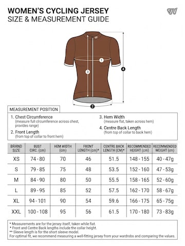WULIBIKE - Camiseta en marrón