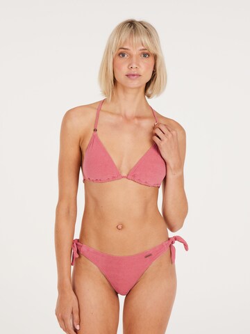 PROTEST Triangel Bikini 'PRTTWISTY' in Roze