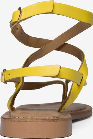 Ivylee Copenhagen Sandals 'Olive ' in Yellow
