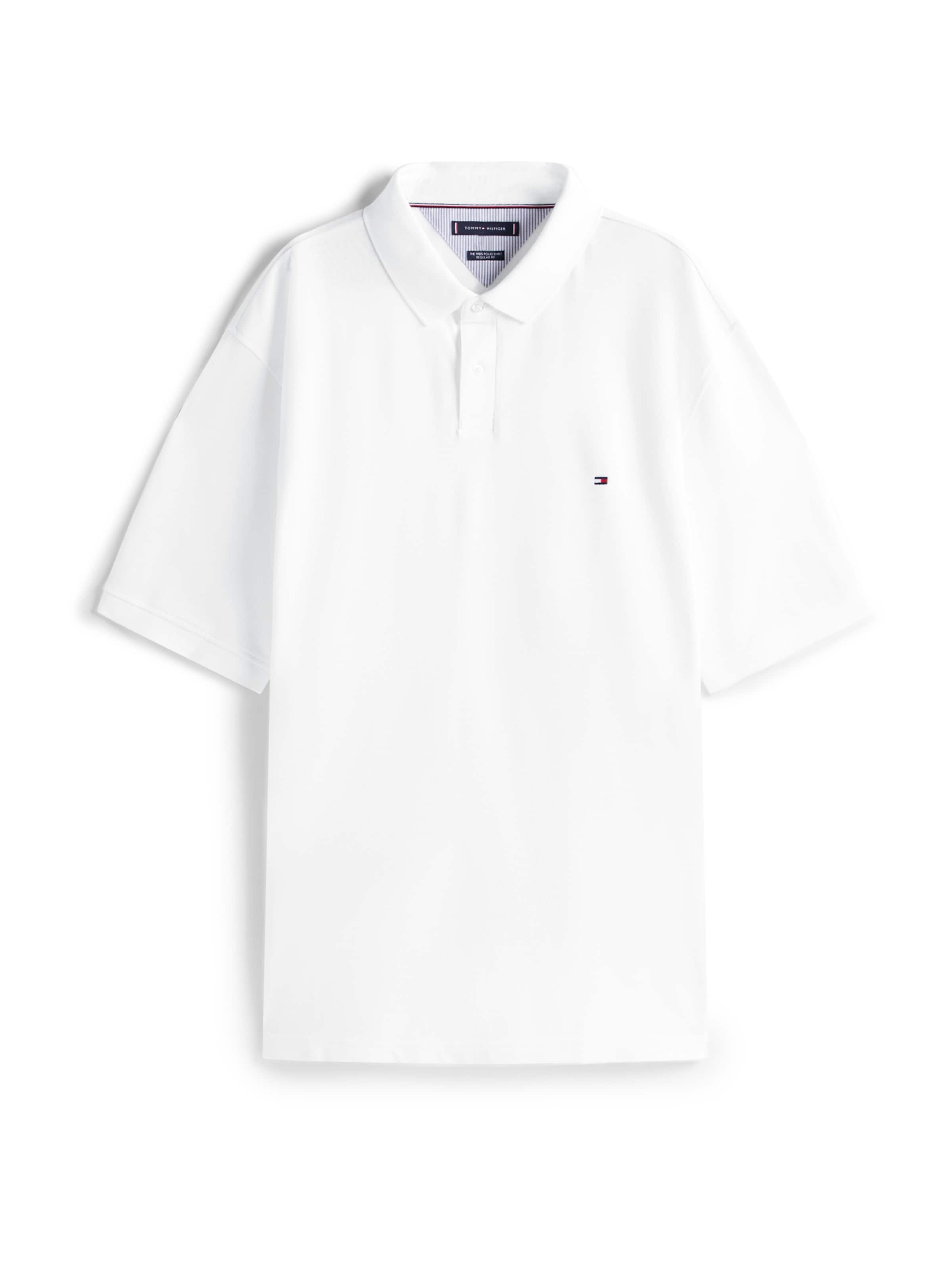 Tricou de la Tommy Hilfiger Big & Tall pe alb: față
