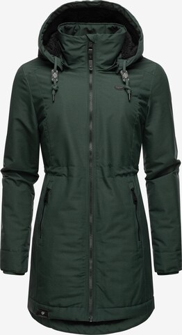 Manteau fonctionnel 'Dakkota' Ragwear en vert : devant