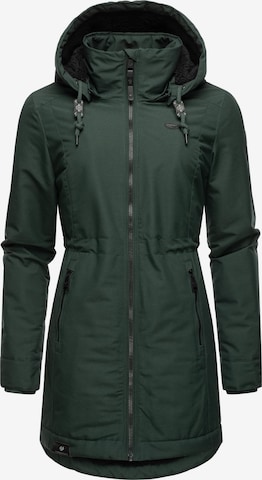 Ragwear Функционално палто 'Dakkota' в зелено: отпред