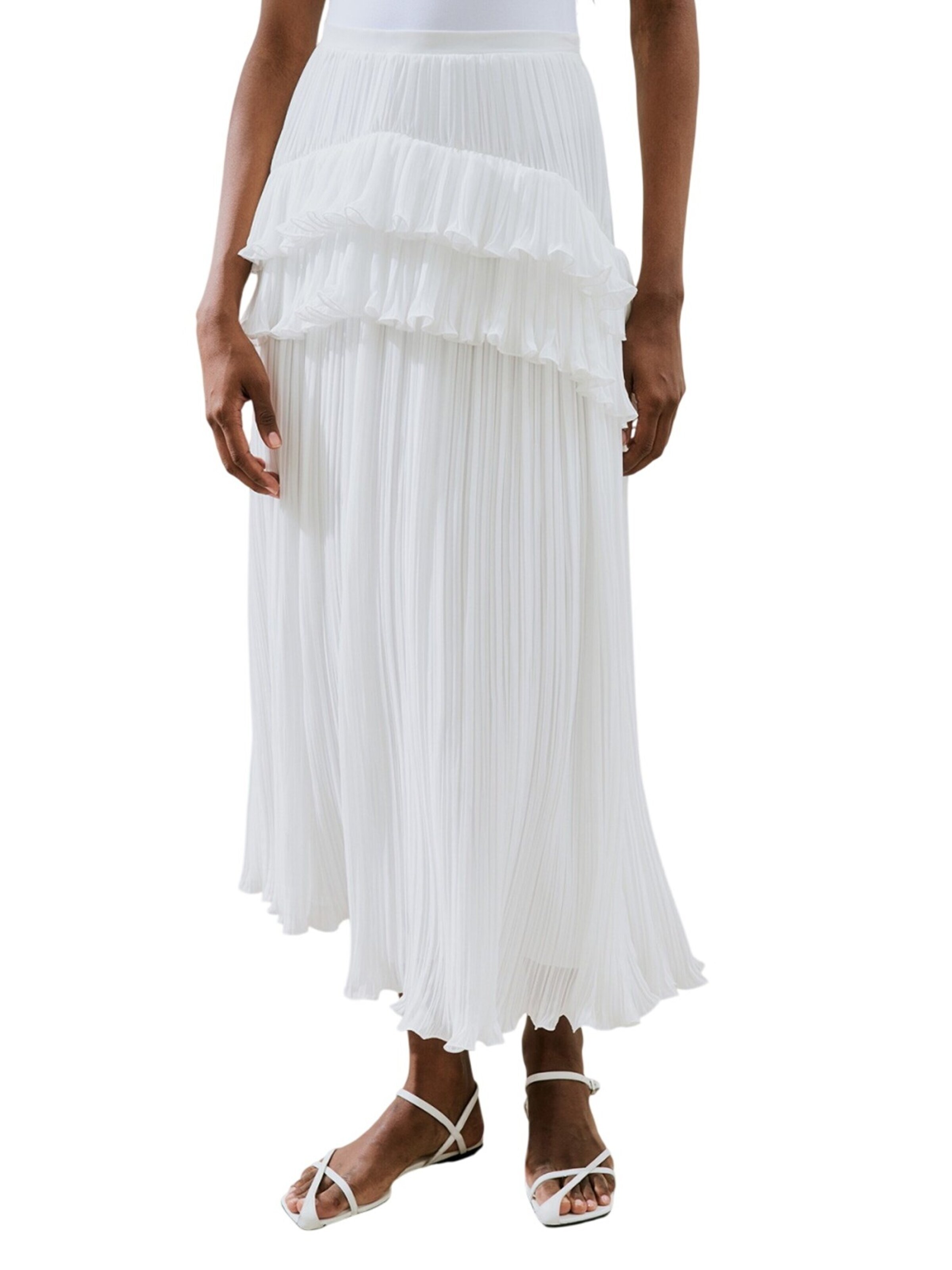 MANUKA Rok in Beige: voorkant