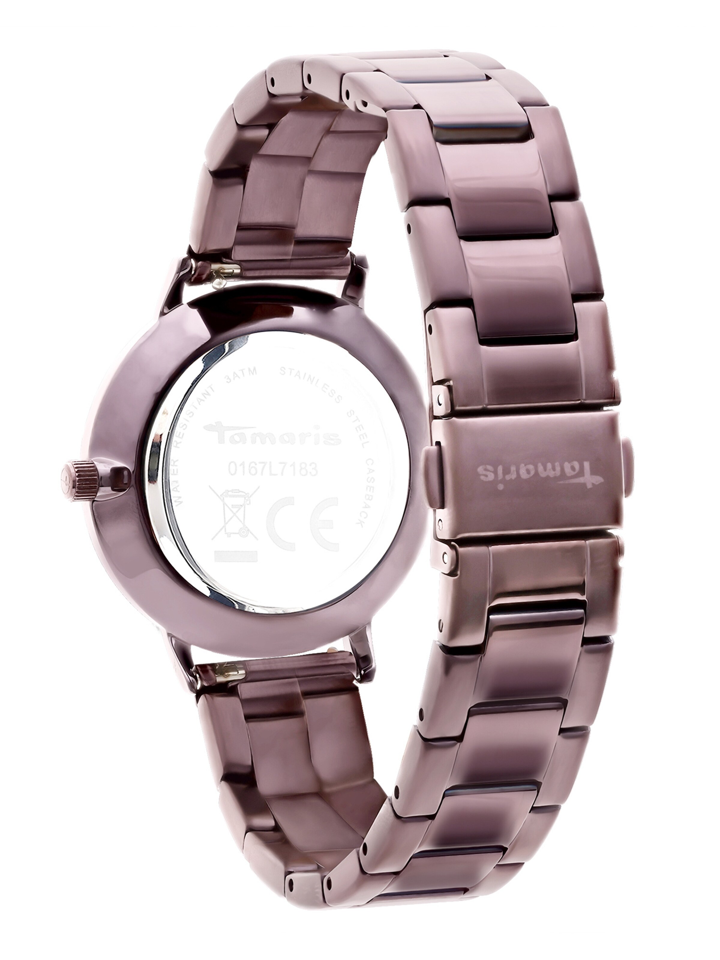 Tamaris Analog Watch 'Everyday Hero' in Purple