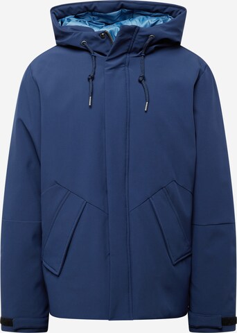 BLEND Winter jacket in Blue: front