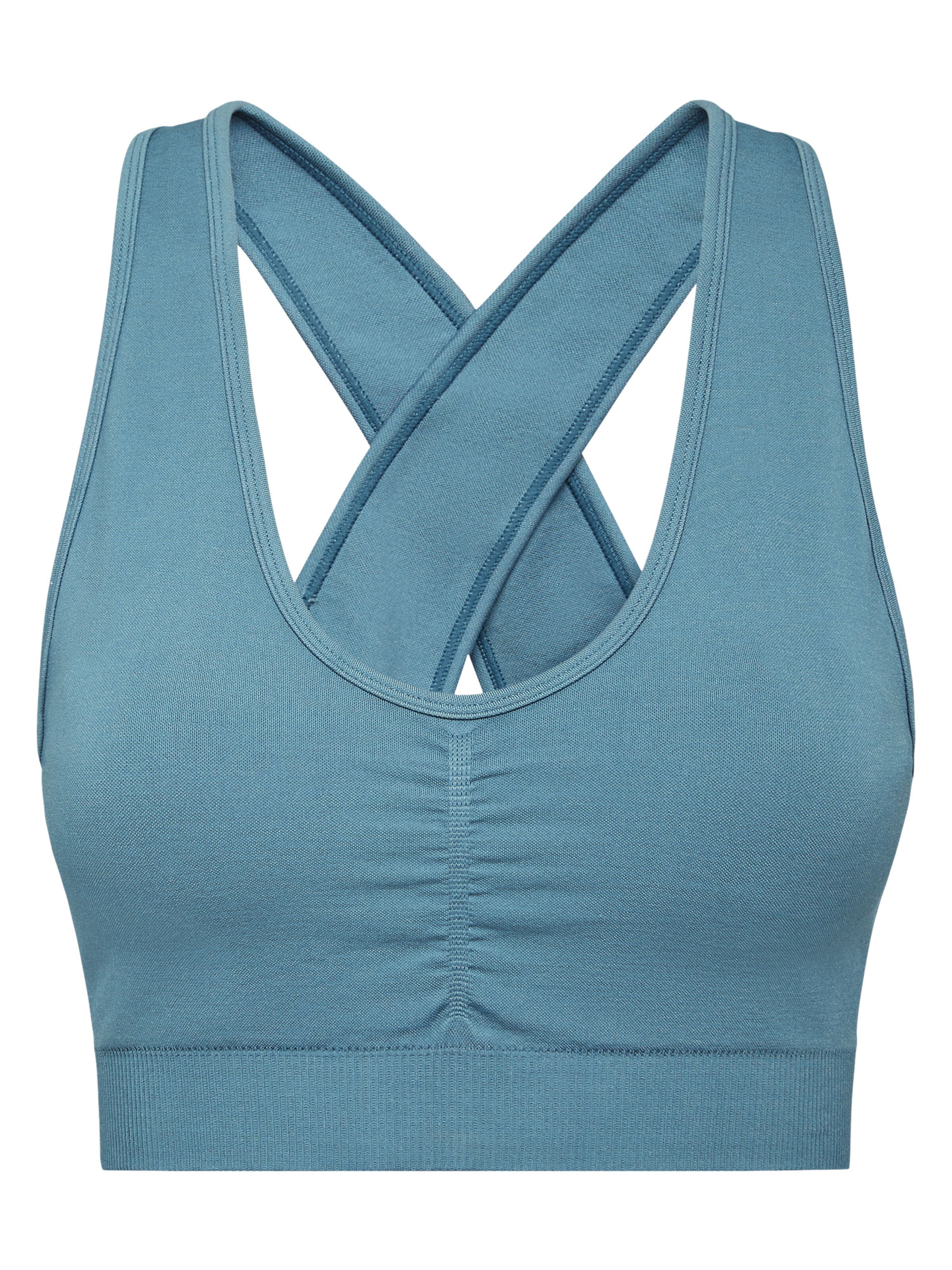 Plein Sport - Soutien Bustier Top desportivo em azul: frente