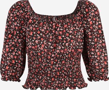 Only Tall Blouse 'PELLA' in Zwart: voorkant