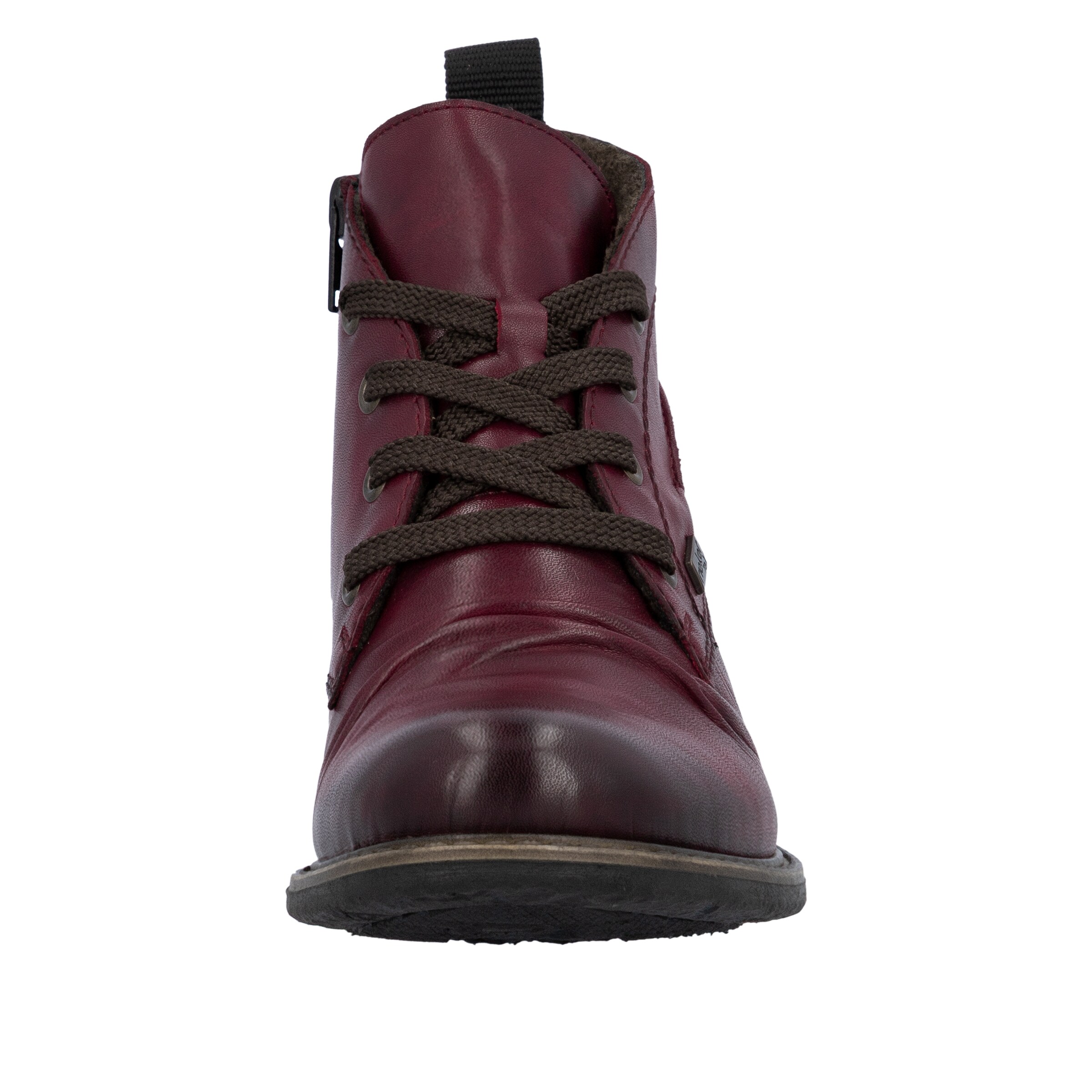 Bottines à lacets Rieker en rouge