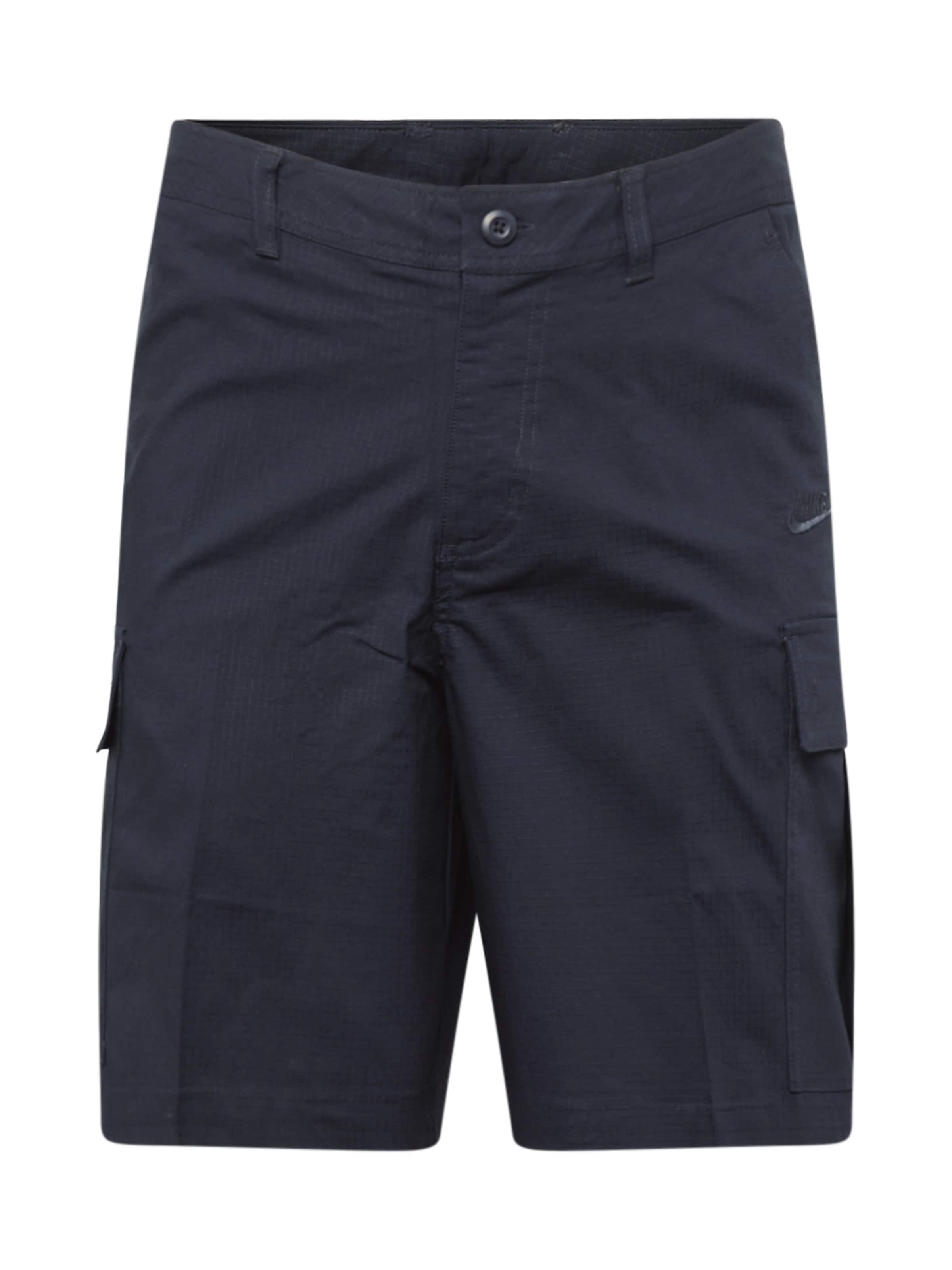Nike Sportswear regular Cargobukser 'CLUB' i sort: forside