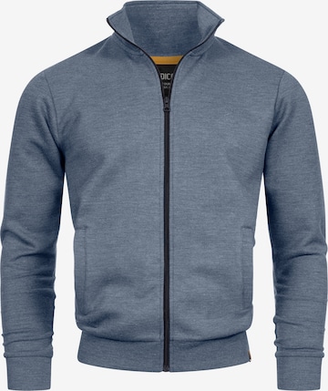 Veste de survêtement 'Sharpis' INDICODE JEANS en bleu : devant