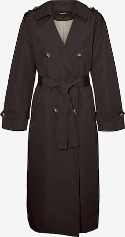 Vero Moda Curve - Abrigo de entretiempo 'VMCChloe' en marrón: frente
