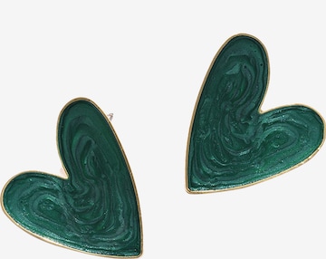 žalia SOHI Auskarai 'Zephyra': priekis