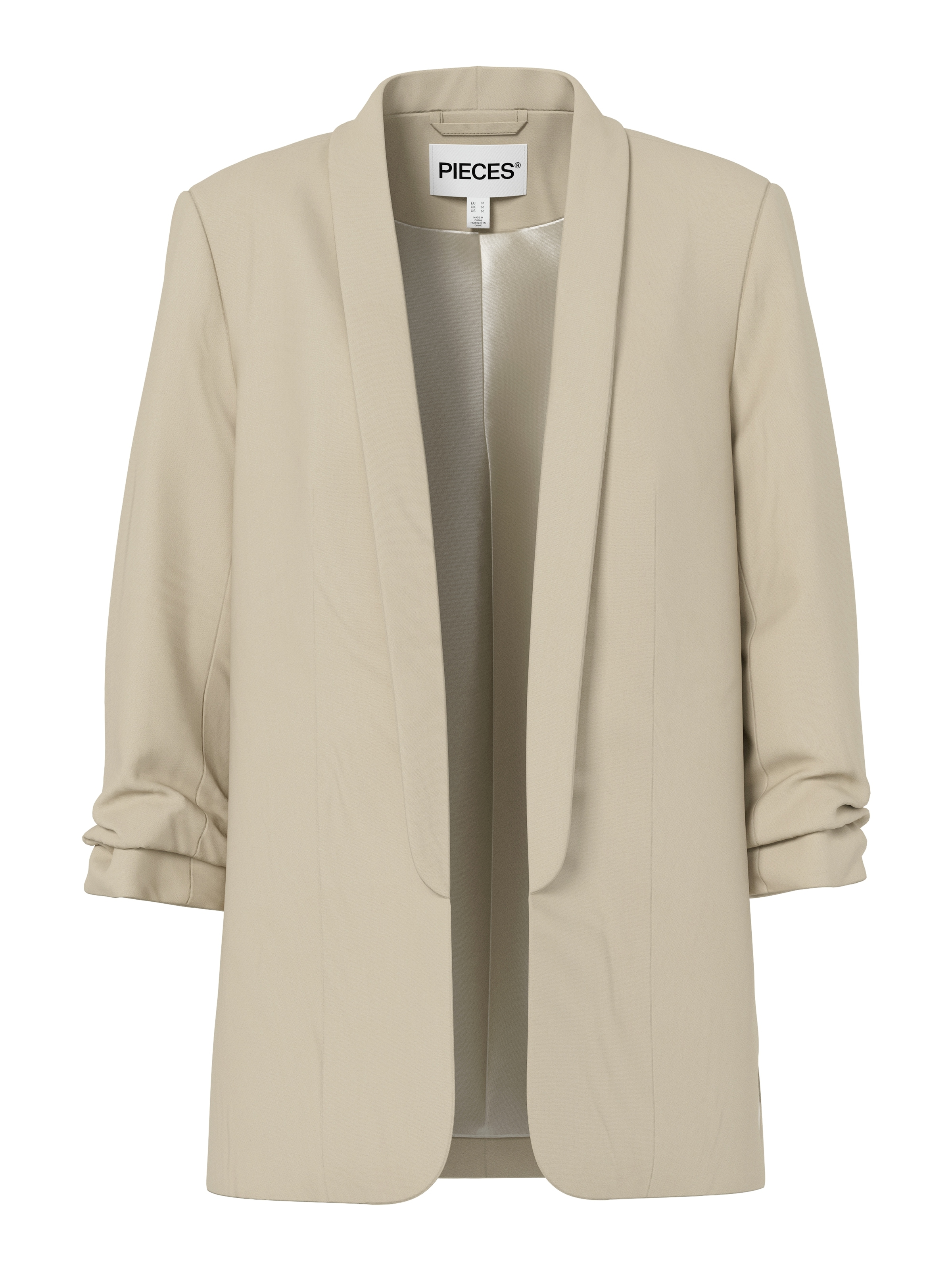 PIECES Блейзер 'PCBOSELLA' в Серый: спереди