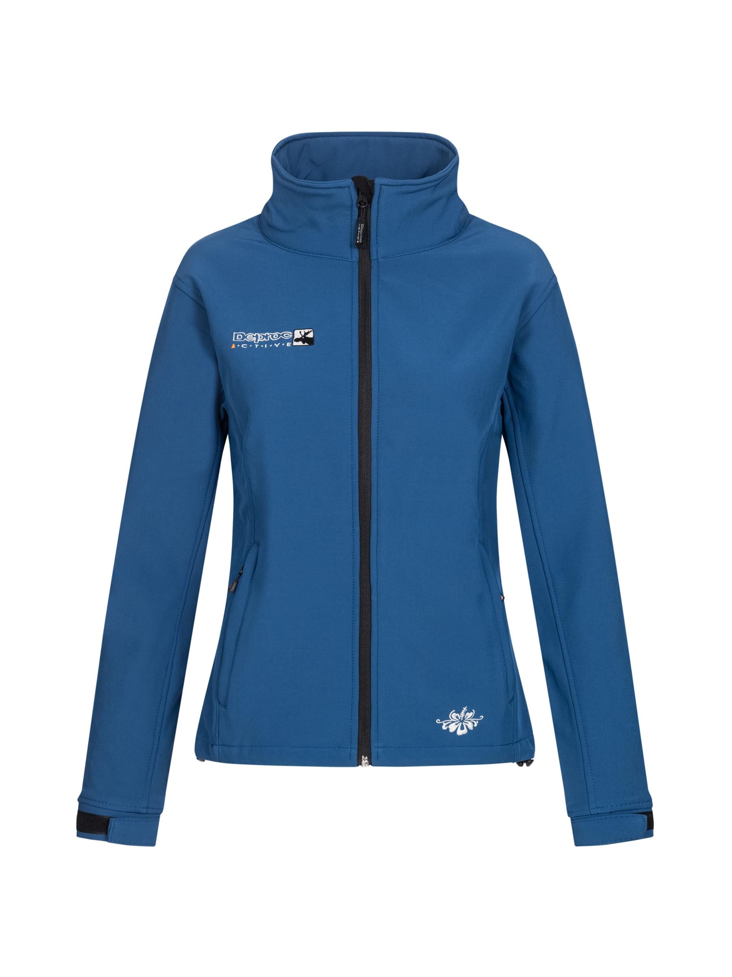 deproc Übergangsjacke 'WESTLOOK WMN'‌‌‌‌ in Blau: Vorderseite