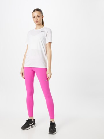 NIKE Skinny Sportsbukse i rosa