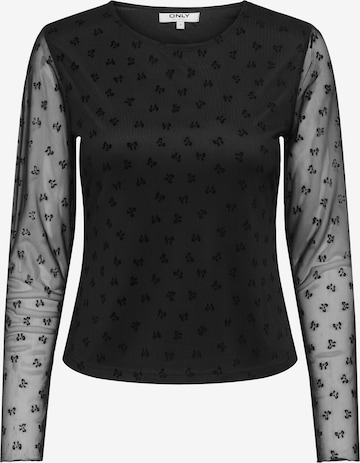 juoda ONLY Palaidinė 'ONLSIENA': priekis