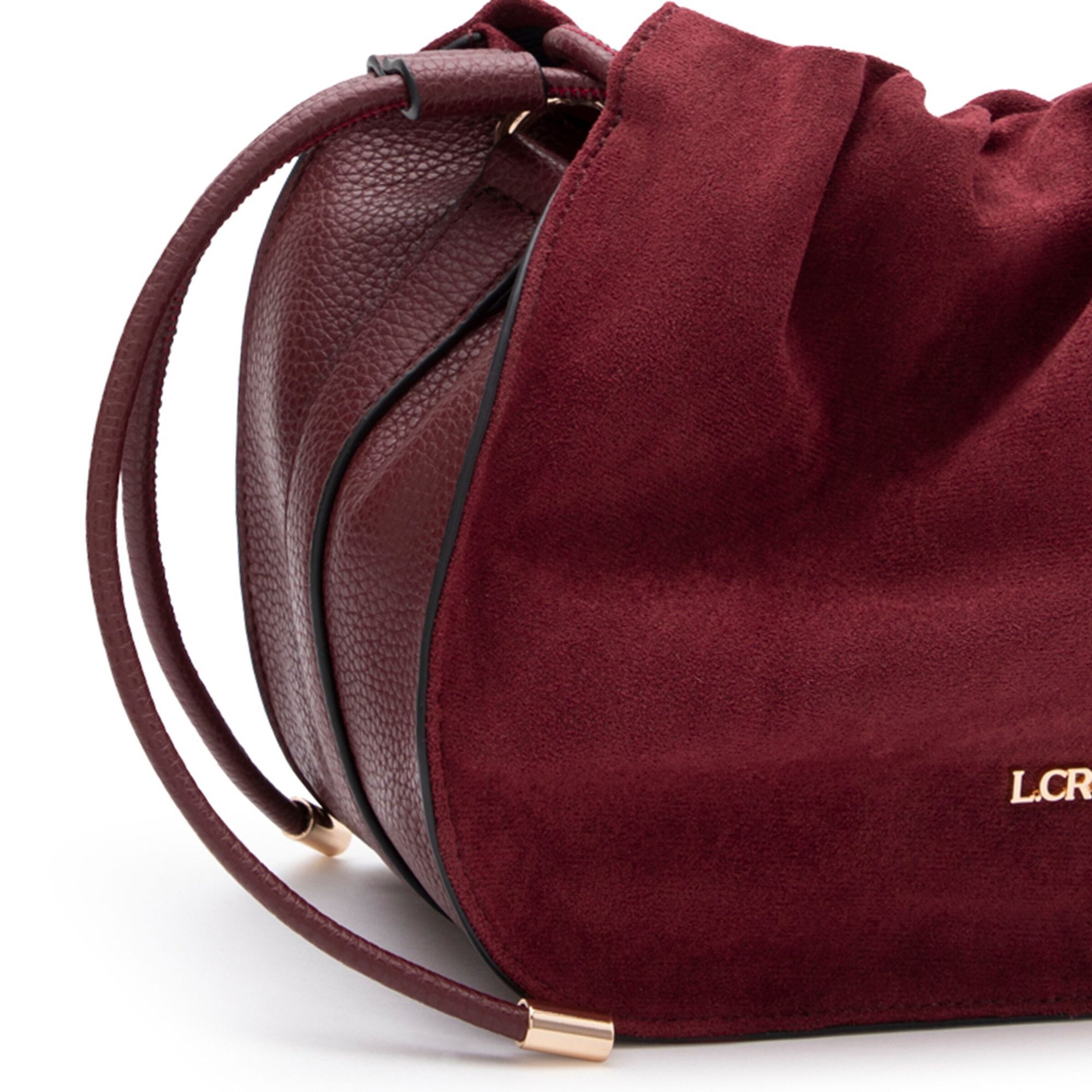 Sac à bandoulière 'Pheline' L.CREDI en rouge