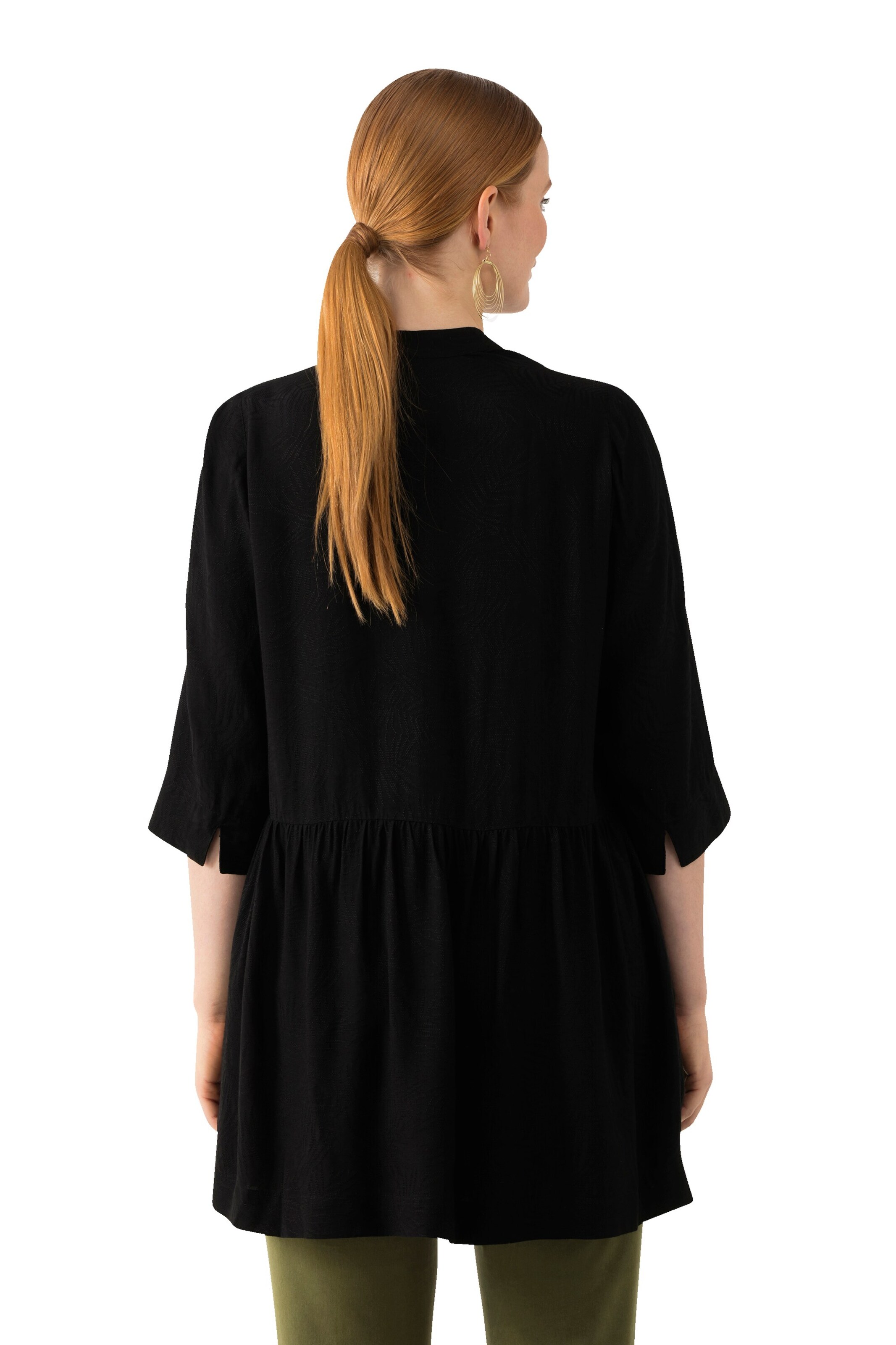 Ulla Popken Bluse in Schwarz