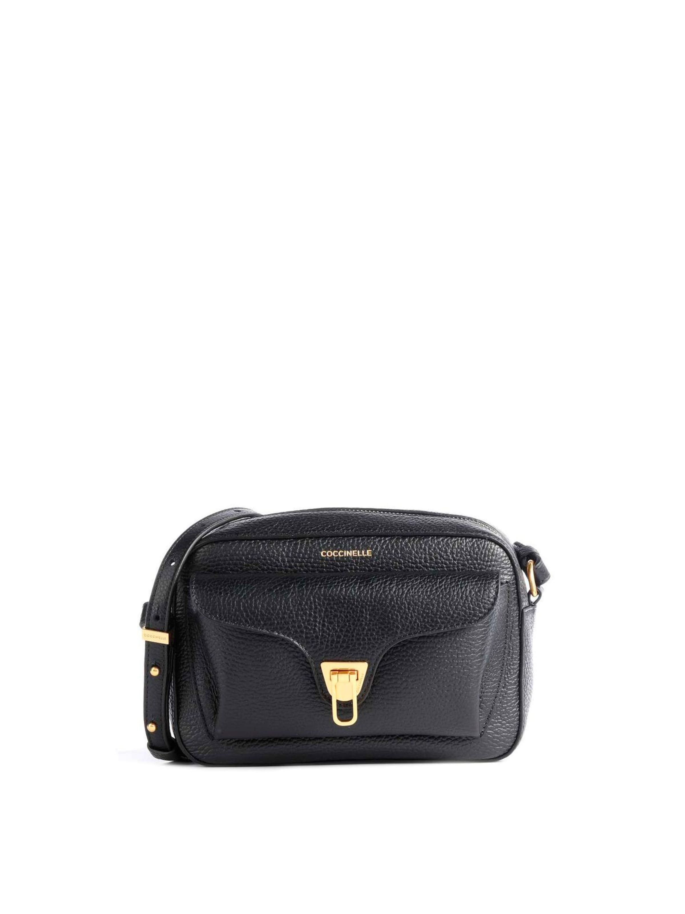 Coccinelle Crossbody Bag in Black: front
