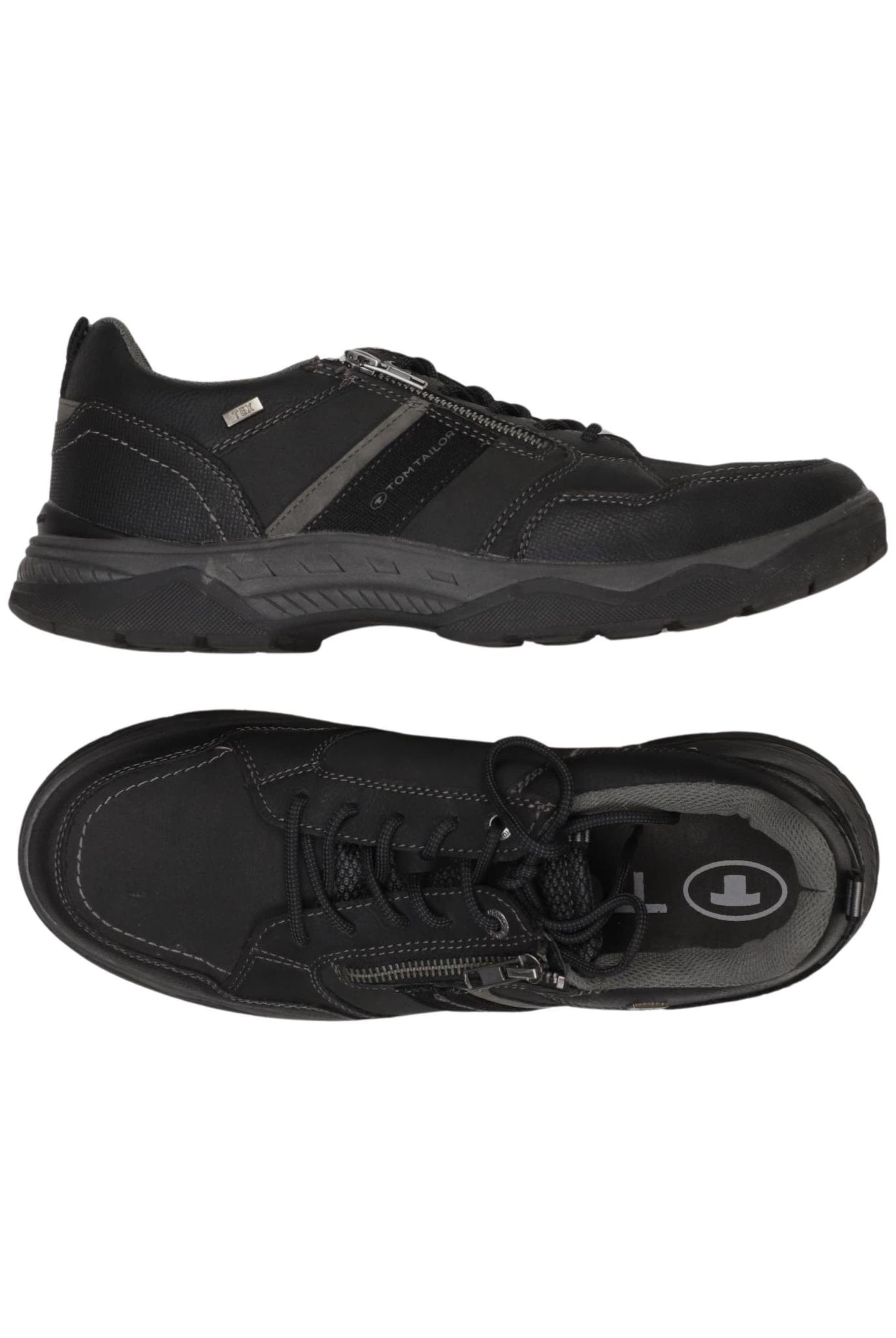 TOM TAILOR DENIM Halbschuh 44 in Schwarz: Vorderseite