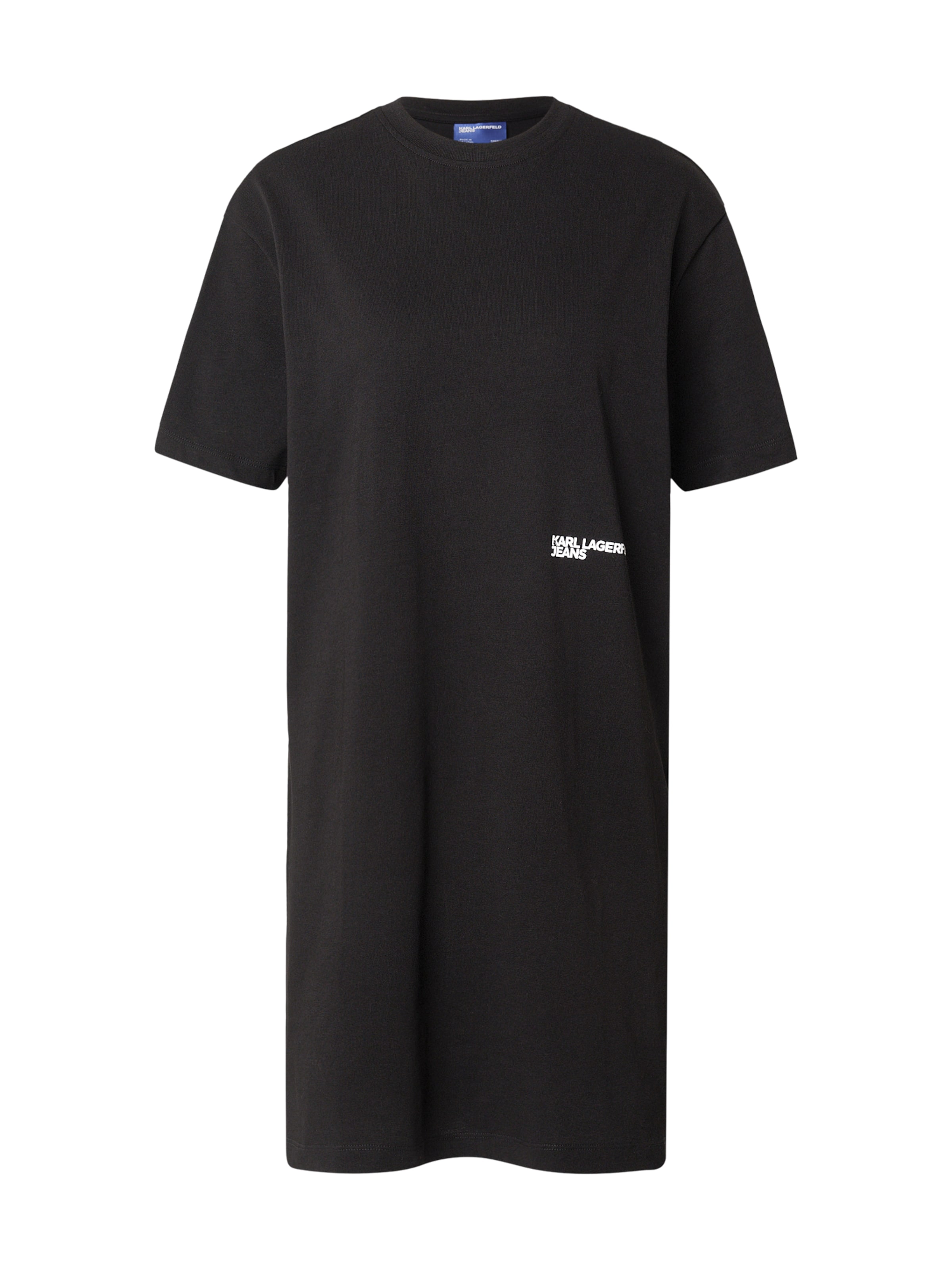 KARL LAGERFELD JEANS Рокля в черно: отпред