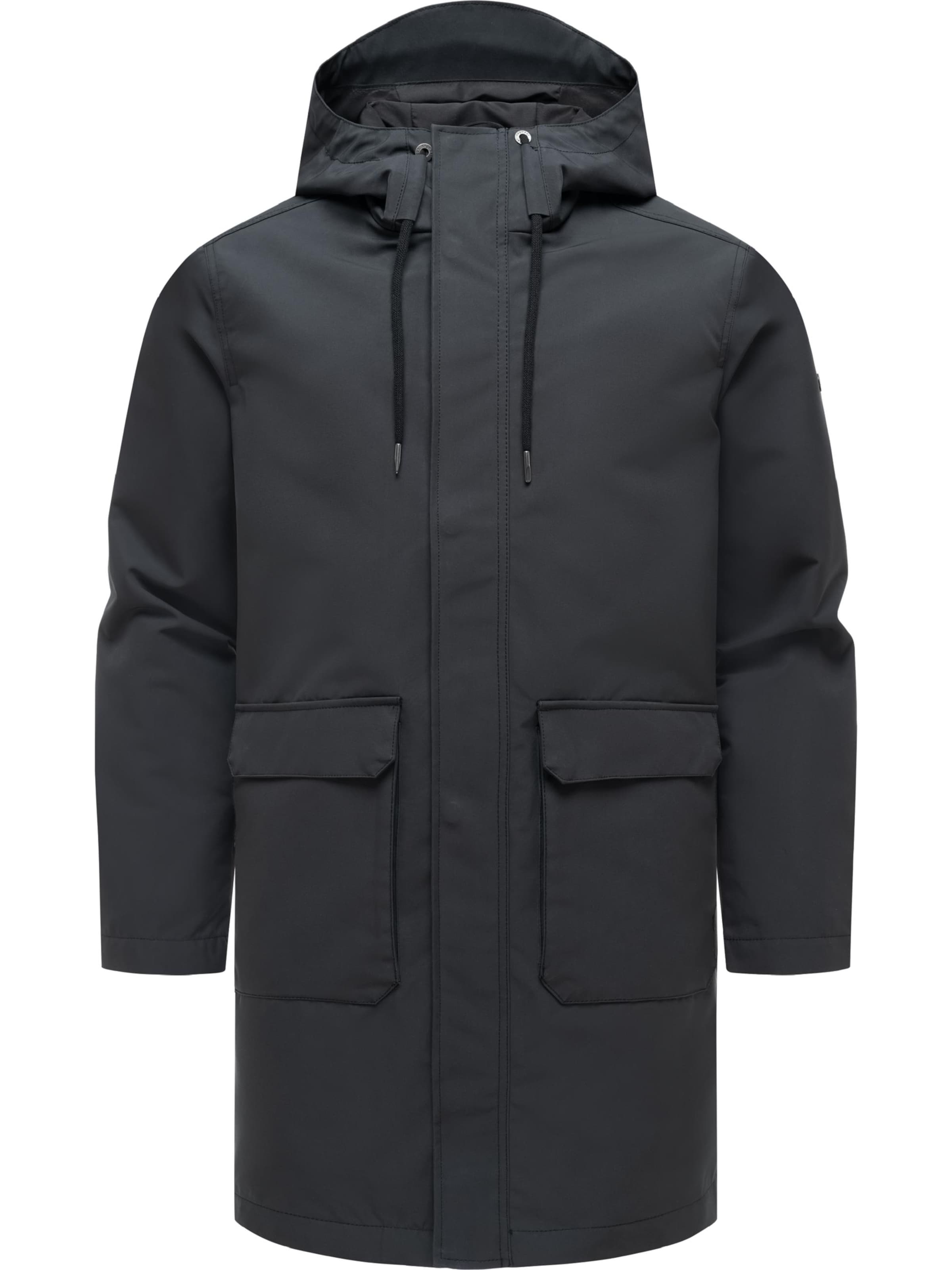 Veste fonctionnelle Ragwear en noir : devant