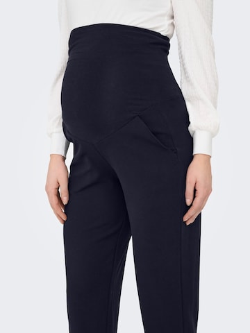 Only Maternity - Pierna ancha Pantalón en azul