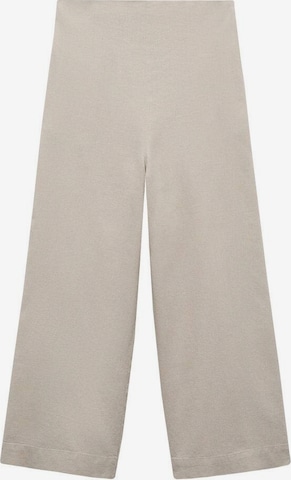 MANGO Loosefit Broek 'Linovis' in Beige: voorkant