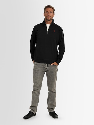 U.S. POLO ASSN. Sweatshirt in Black