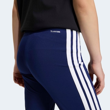 ADIDAS SPORTSWEAR Flared Workout Pants 'Essentials' in Blue