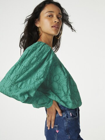 Fabienne Chapot Blouse 'Mya' in Groen