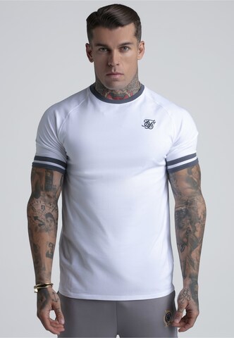SikSilk - Camiseta en blanco: frente