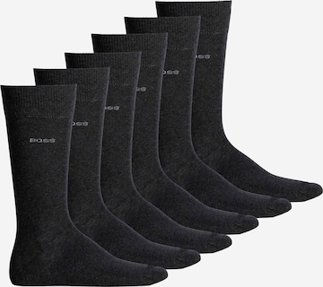 BOSS Sokken in Grijs: voorkant