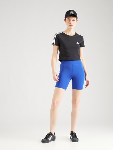 ADIDAS PERFORMANCE Skinny Sportshorts 'All Me Ess' in Blau