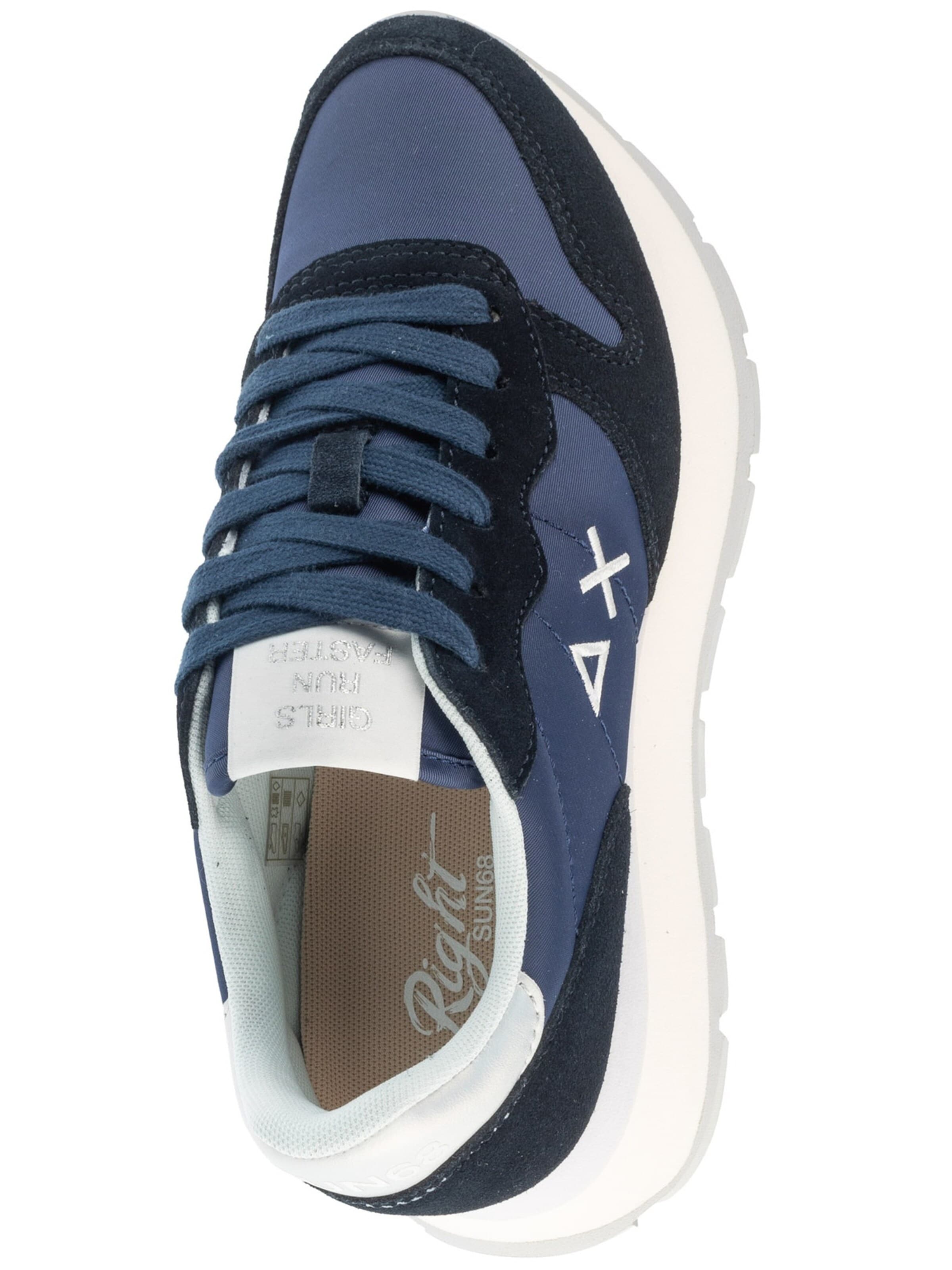 SUN68 Sneakers laag 'SUN68 Ally Gold Silver' in Blauw
