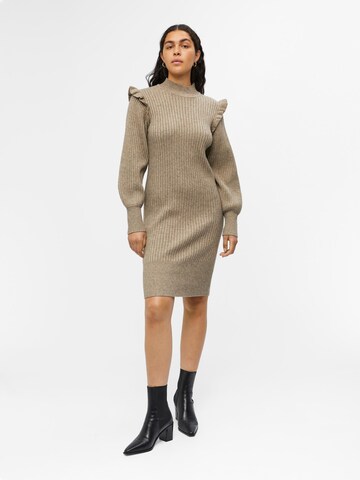 OBJECT Knitted dress 'DIVA' in Brown