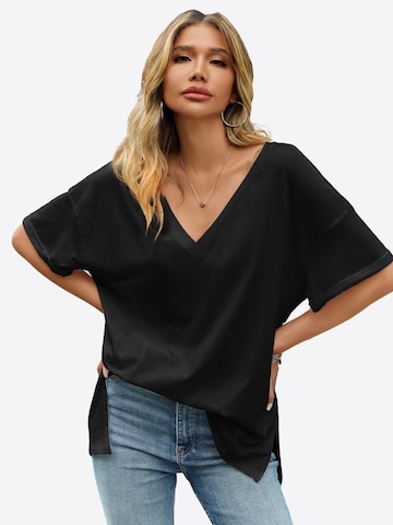 Tricou supradimensional de la Imily Bela pe negru